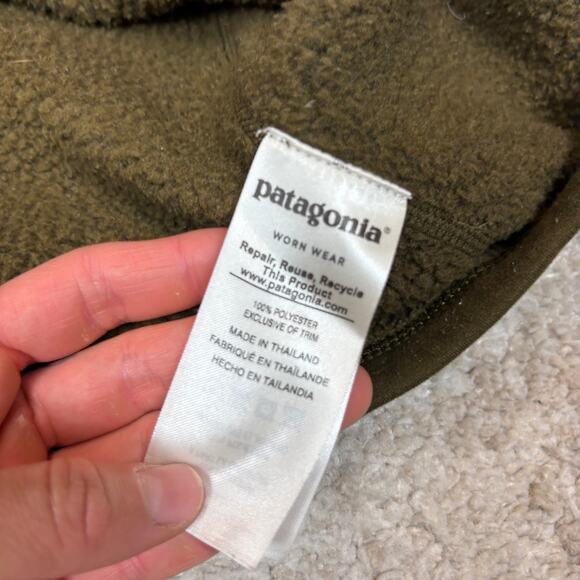 Patagonia Better Sweater 1/4 Zip Pullover Sweater Jacket Men's M Gorpcore Green - Picture 8 of 11
